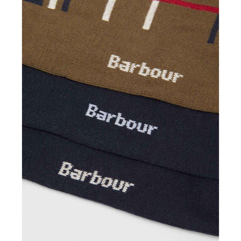 Barbour Tartan Socks Gift Box image number 3